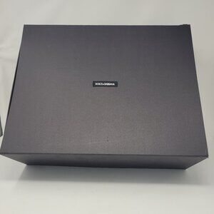 Authentic Dolce & Gabbana - Black D&G Gift Box Only Size XL
